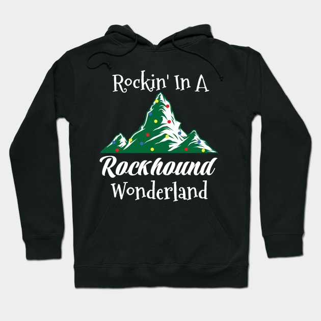 Rockin In A Rockhound Wonderland Hoodie by Crimson Leo Designs